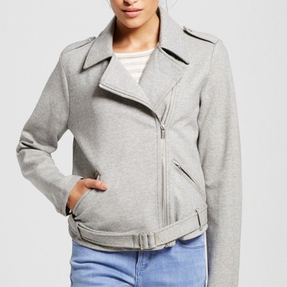 Mossimo | Moto Jacket | Grey | XS